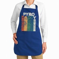 Retro Pyro Daddy Pyrotechnician Father Fireworks Technician Meaningful Gift Apron