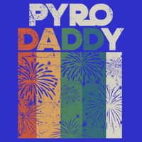 Retro Pyro Daddy Pyrotechnician Father Fireworks Technician Meaningful Gift Tank Top