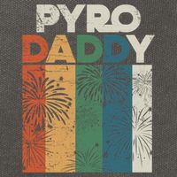 Retro Pyro Daddy Pyrotechnician Father Fireworks Technician Meaningful Gift Cotton Canvas Backpack