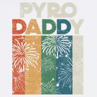 Retro Pyro Daddy Pyrotechnician Father Fireworks Technician Meaningful Gift Garment-Dyed Sweatshirt