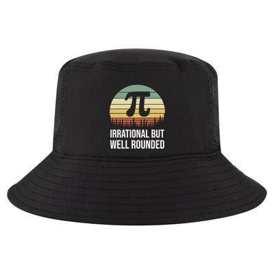 Retro Pi Day Irrational But Well Rounded Funny Math Teacher Gift Cool Comfort Performance Bucket Hat