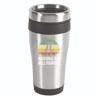 Retro Pi Day Irrational But Well Rounded Funny Math Teacher Gift 16oz Travel Tumbler