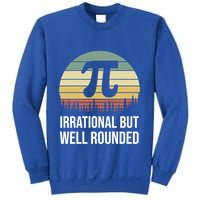 Retro Pi Day Irrational But Well Rounded Funny Math Teacher Gift Sweatshirt