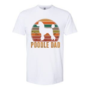 Retro Poodle Dad Dog Owner Pet Poodle Father Softstyle CVC T-Shirt