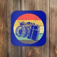 Retro Photography Day Cool Gift Vintage Camera Photographer Cool Gift Coaster