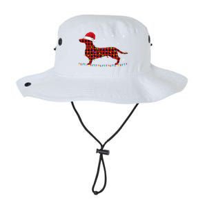 Red Plaid Dachshund Christmas Loves Led Gift Cute Dog Lover Gift Legacy Cool Fit Booney Bucket Hat