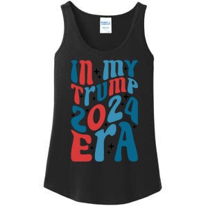 Retro Political Era Motif Ladies Essential Tank