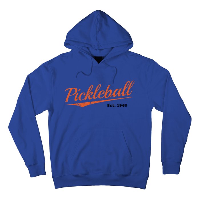 Retro Pickleball Est 1965 Design Pickleball Cool Gift Hoodie