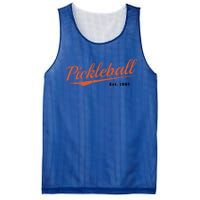 Retro Pickleball Est 1965 Design Pickleball Cool Gift Mesh Reversible Basketball Jersey Tank