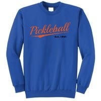 Retro Pickleball Est 1965 Design Pickleball Cool Gift Tall Sweatshirt