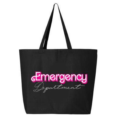 Retro Pink Emergency Departt Nurses Er Doctor 25L Jumbo Tote