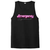 Retro Pink Emergency Departt Nurses Er Doctor PosiCharge Competitor Tank