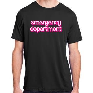 Retro Pink Emergency Departt Nurses Er Doctor Adult ChromaSoft Performance T-Shirt