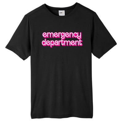 Retro Pink Emergency Departt Nurses Er Doctor Tall Fusion ChromaSoft Performance T-Shirt