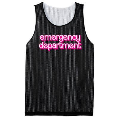 Retro Pink Emergency Departt Nurses Er Doctor Mesh Reversible Basketball Jersey Tank