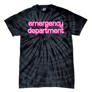 Retro Pink Emergency Departt Nurses Er Doctor Tie-Dye T-Shirt