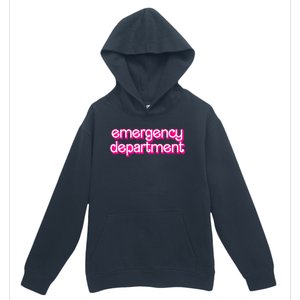 Retro Pink Emergency Departt Nurses Er Doctor Urban Pullover Hoodie