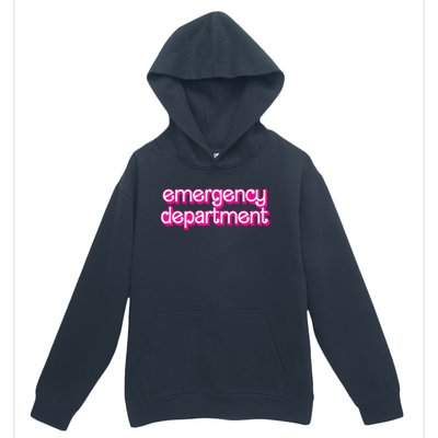 Retro Pink Emergency Departt Nurses Er Doctor Urban Pullover Hoodie