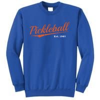 Retro Pickleball Est 1965 Design Pickleball Gift Sweatshirt