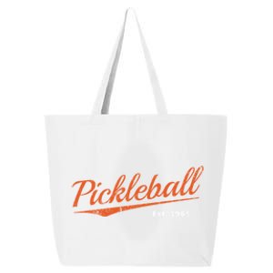 Retro Pickleball Est 1965 Design Pickleball Gift 25L Jumbo Tote