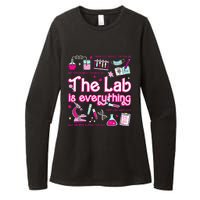 Retro Pink Funny Lab Is Everything Happy Lab Week 2024 Womens CVC Long Sleeve Shirt