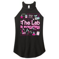 Retro Pink Funny Lab Is Everything Happy Lab Week 2024 Women's Perfect Tri Rocker Tank