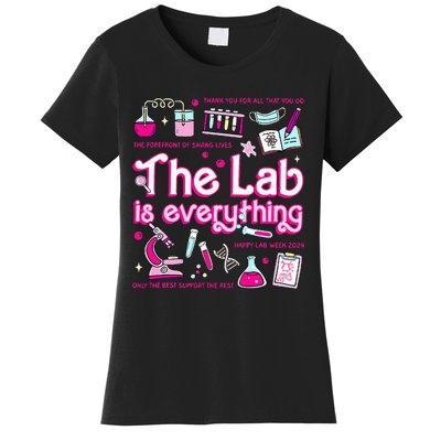 Retro Pink Funny Lab Is Everything Happy Lab Week 2024 Women's T-Shirt