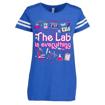 Retro Pink Funny Lab Is Everything Happy Lab Week 2024 Enza Ladies Jersey Football T-Shirt