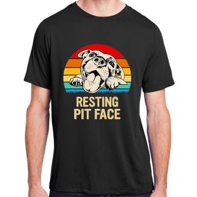 Resting Pit Face Adult ChromaSoft Performance T-Shirt