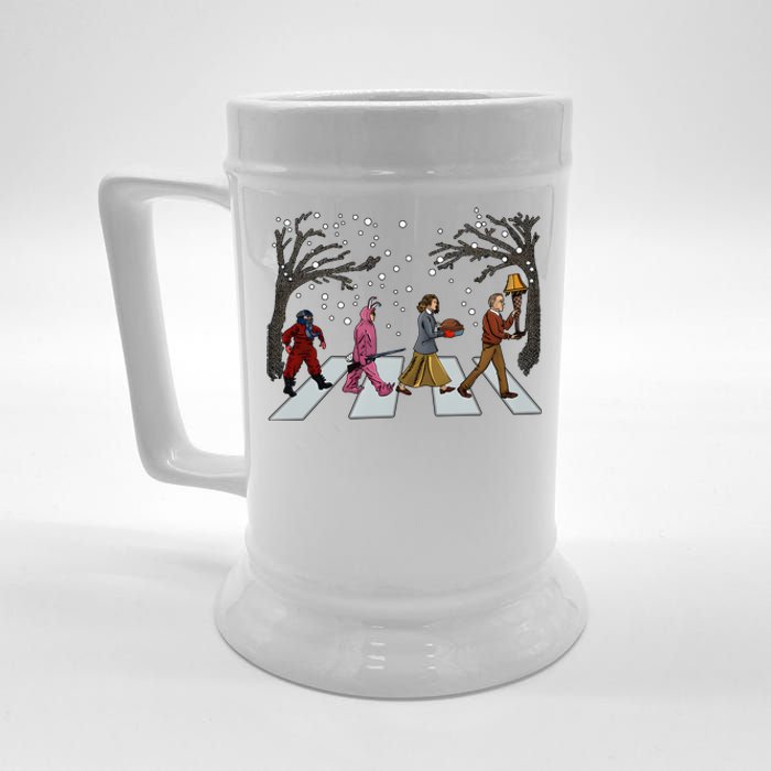 Ralphie Parker Family Passing Road Christmas Holiday Beer Stein