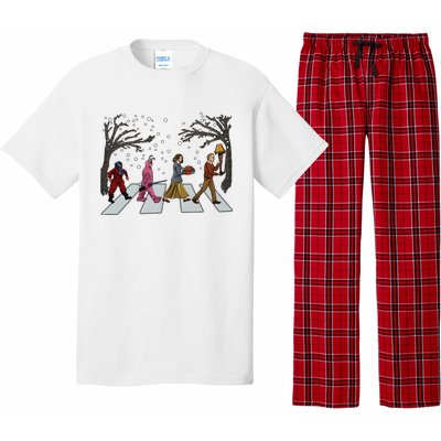 Ralphie Parker Family Passing Road Christmas Holiday Pajama Set