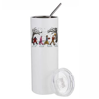 Ralphie Parker Family Passing Road Christmas Holiday Stainless Steel Tumbler