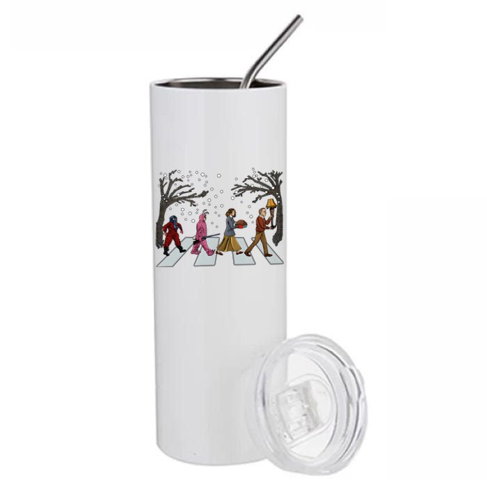 Ralphie Parker Family Passing Road Christmas Holiday Stainless Steel Tumbler