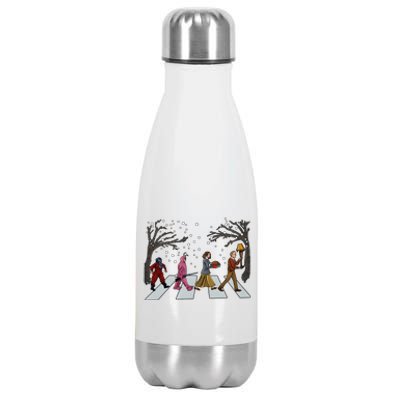 Ralphie Parker Family Passing Road Christmas Holiday Stainless Steel Insulated Water Bottle