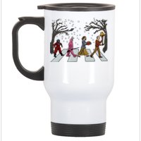 Ralphie Parker Family Passing Road Christmas Holiday Stainless Steel Travel Mug