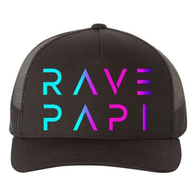 Rave Papiedm Festival Raver Daddy Fathers Groovy Cool Yupoong Adult 5-Panel Trucker Hat