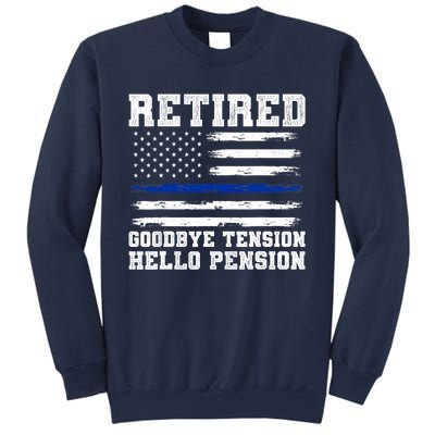 Retired Policeman Funny Sheriff Retirement Gift Police Sweatshirt