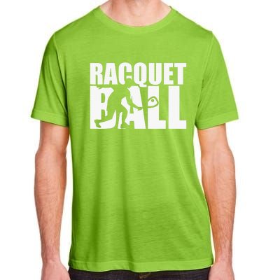 Racquetball Player Funny Racquetball Practice Session Adult ChromaSoft Performance T-Shirt