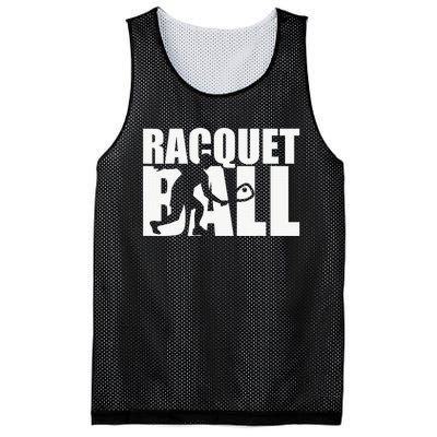 Racquetball Player Funny Racquetball Practice Session Mesh Reversible Basketball Jersey Tank