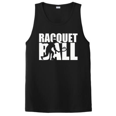 Racquetball Player Funny Racquetball Practice Session PosiCharge Competitor Tank