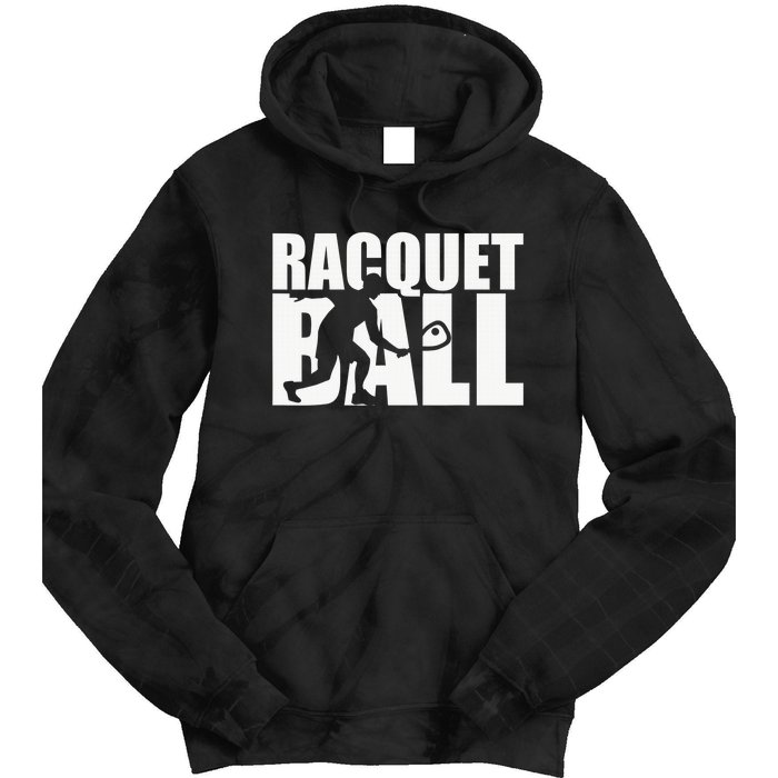 Racquetball Player Funny Racquetball Practice Session Tie Dye Hoodie