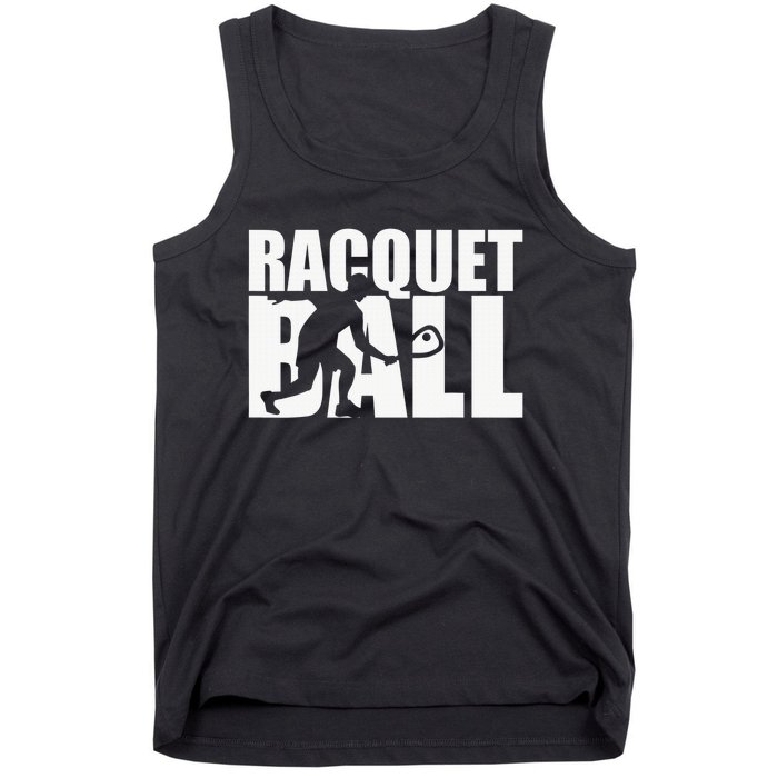 Racquetball Player Funny Racquetball Practice Session Tank Top