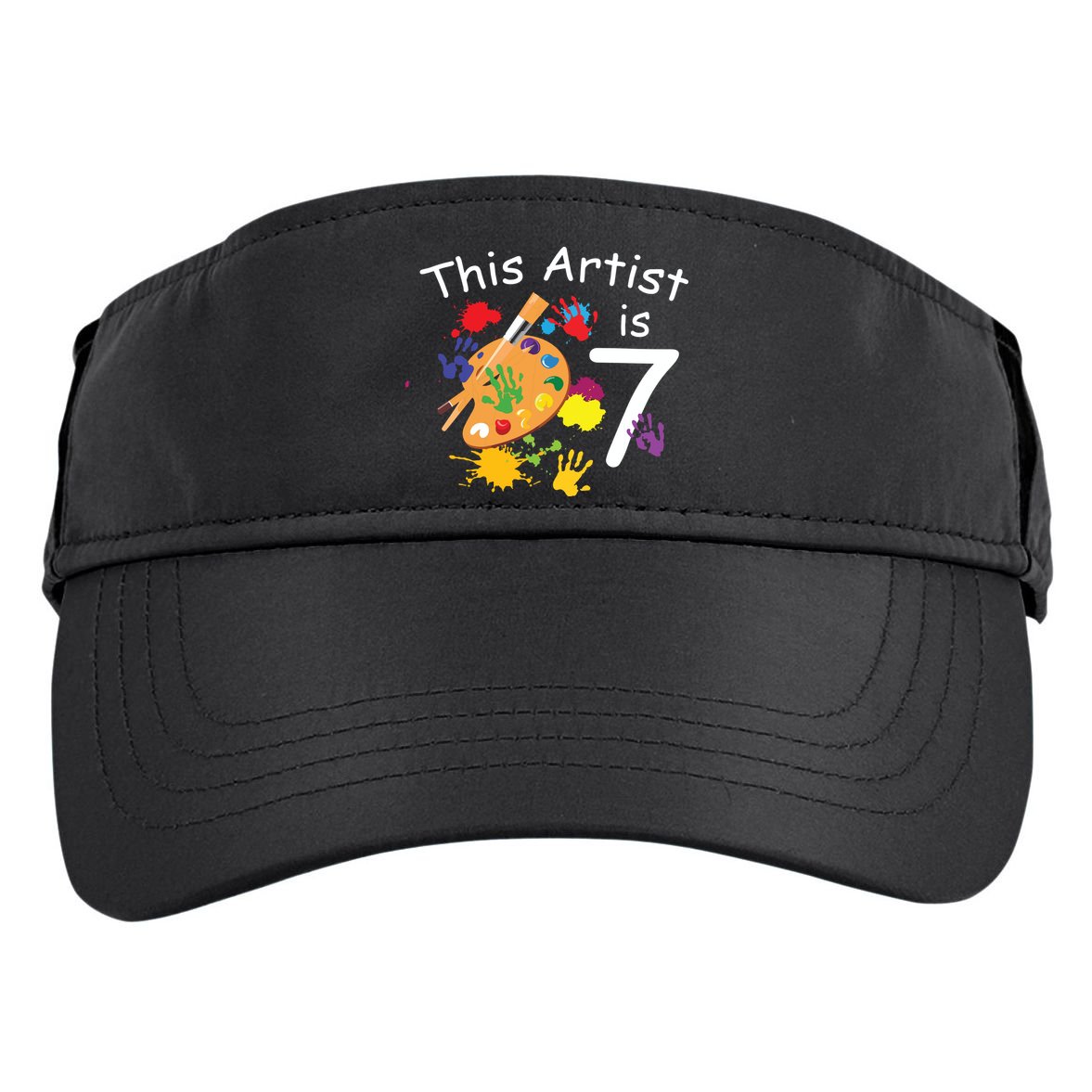 Rock Painting Funny I Paint Rocks Superpower Gift Adult Drive Performance Visor