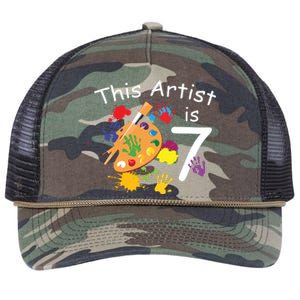 Rock Painting Funny I Paint Rocks Superpower Gift Retro Rope Trucker Hat Cap