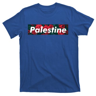 Red Palestine Free Palestine Free Gaza Palestine Flag Arabic Great Gift T-Shirt