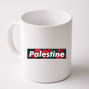 Red Palestine Free Palestine Free Gaza Palestine Flag Arabic Great Gift Coffee Mug