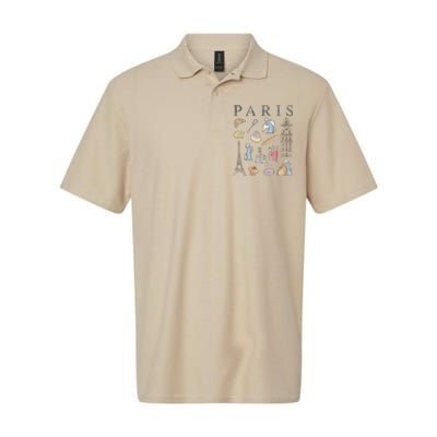 Ratatouille Paris Food & Places Collage Softstyle Adult Sport Polo