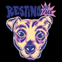 Resting Pit Face Funny Pit Bull Dog 7-Panel Snapback Hat