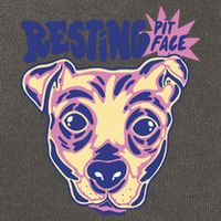 Resting Pit Face Funny Pit Bull Dog Cotton Canvas Backpack