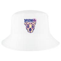 Resting Pit Face Funny Pit Bull Dog Cool Comfort Performance Bucket Hat